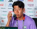 Son Heung-min durante la conferencia de prensa este miércoles 10 de junio. EL INFORMADOR / A. NAVARRO