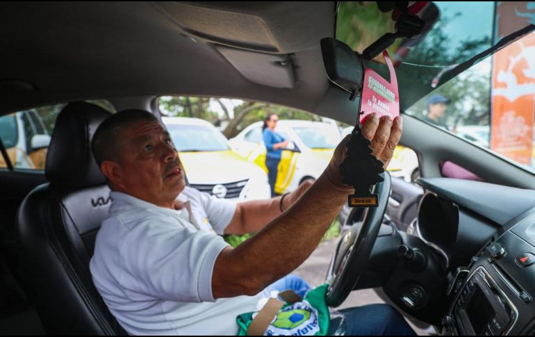Taxistas están listos para recibir a las y los turistas durante la Copa del Mundo 2026. EL INFORMADOR / J. ACOSTA