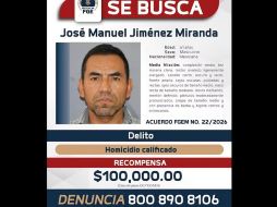Esta es la ficha oficial emitida por las autoridades michoacanas. SUN/ESPECIAL