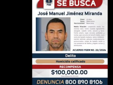 Esta es la ficha oficial emitida por las autoridades michoacanas. SUN/ESPECIAL