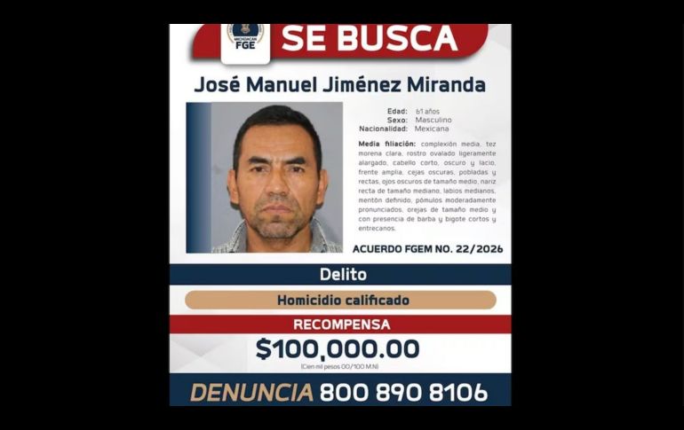 Esta es la ficha oficial emitida por las autoridades michoacanas. SUN/ESPECIAL