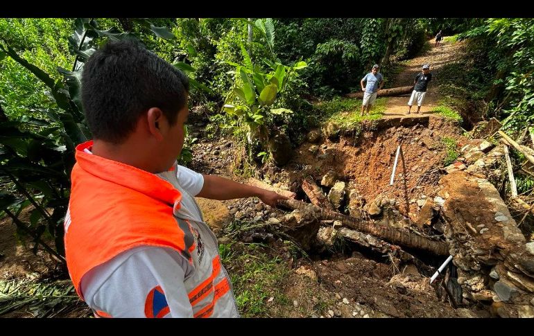 Las redes sociales de Protección Civil informaron que brigadas de auxilio se movilizaron a la zona. X/@pcivilchiapas