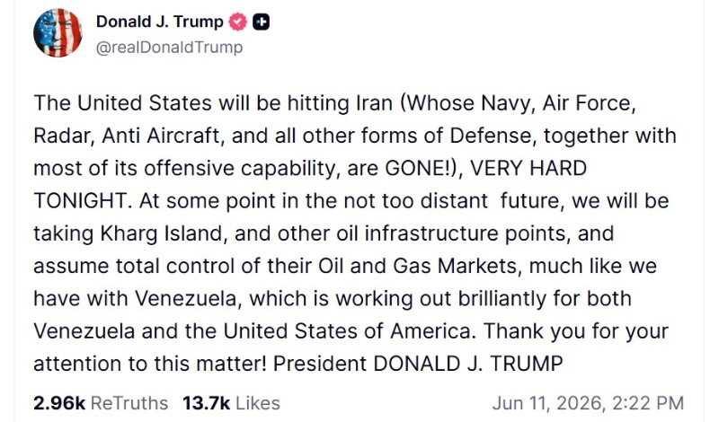 El presidente de Estados Unidos, Donald Trump, anunció este jueves que fuerzas de su país atacarán nuevamente 