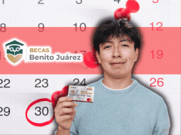 Estas son las fechas estimadas de pago de la Beca Universal de Educación Media Superior Benito Juárez y Jóvenes Escribiendo el Futuro. ESPECIAL/Banco del Bienestar/Canva