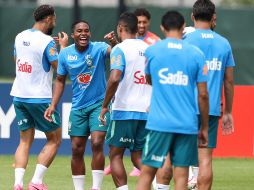 Neymar se ausentó de nuevo de la sesión de entrenamiento en el complejo Columbia Park. EFE / S. MOREIRA