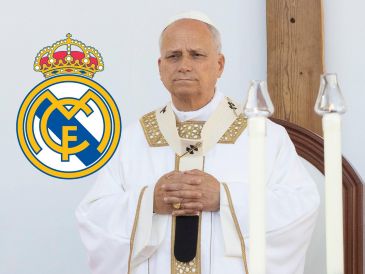 También, este jueves 11 de junio, se dio a conocer que Florentino Pérez continuará como presidente del Real Madrid hasta 2030. EFE / Q. Curbelo