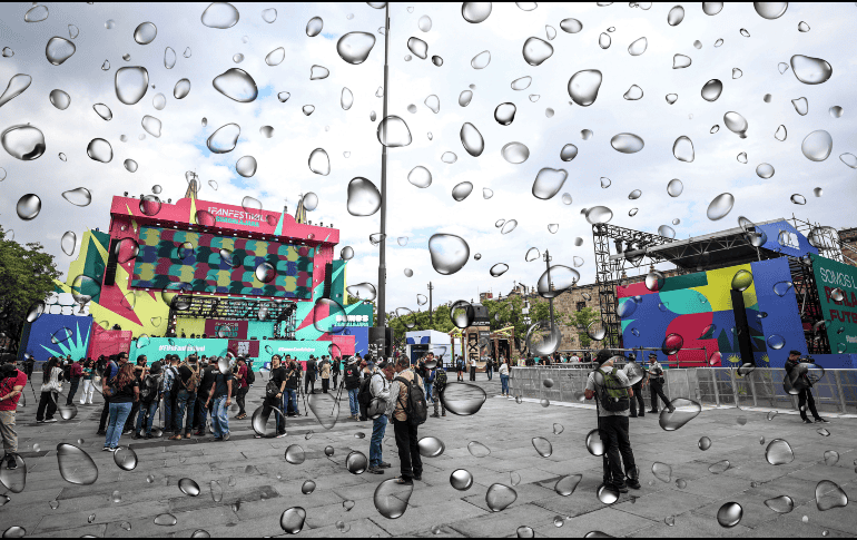 A Guadalajara le espera una gran jornada de agua este 12 de junio. EL INFORMADOR/ARCHIVO