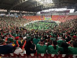 Hubo nerviosismo, pero también mucho júbilo en el primer partido de la Selección mexicana. EL INFORMADOR/H. Navarro