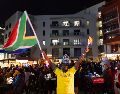 Aunque puede parecer una expresión sencilla, el apodo de la Selección sudafricana se convirtió en un símbolo de orgullo nacional. EFE/K. Ludbrook