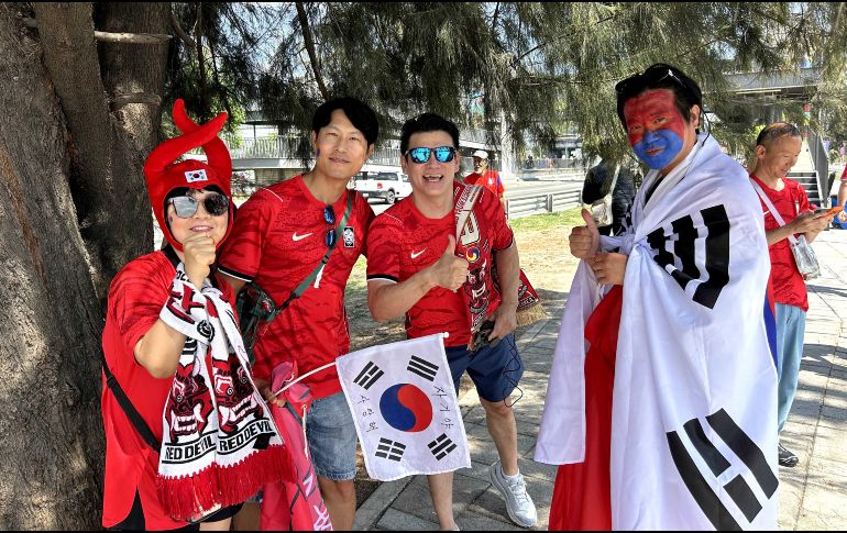Los seguidores de Corea del Sur llegaron con ilusión al Mundial 2026 y depositan sus esperanzas en Heung-min Son para liderar una destacada actuación del equipo. EL INFORMADOR/ L. ASCANIO.