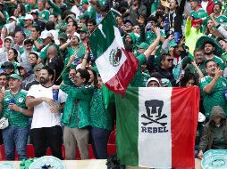Los aficionados mexicanos vivieron un momento único este jueves en el Estadio Ciudad de México. SUN/L. Camacho