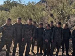 Los detenidos, en su mayoría de nacionalidad mexicana y centroamericana, fueron puestos a disposición del Instituto Nacional de Migración. ESPECIAL
