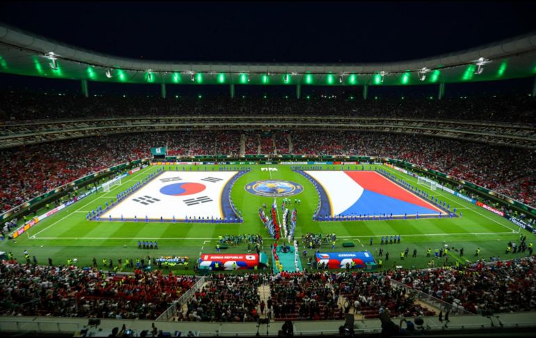 Corea del Sur remontó ante República Checa y conquistó a la afición tapatía en el primer partido mundialista disputado en el Estadio Guadalajara. J. ACOSTA.