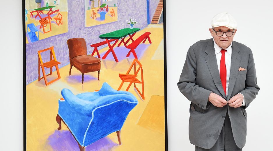 David Hockney en una exhibición en Londres. EFE / ARCHIVO