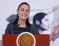 Sheinbaum también agregó los resultados en turismo al registrar récords históricos en el primer cuatrimestre de 2026. EFE/S. GUTIÉRREZ