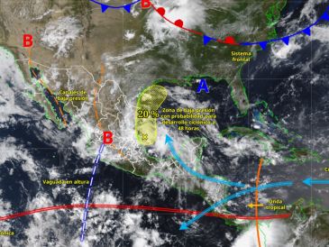 El SMN prevé lluvias intensas, granizo y fuertes vientos en gran parte del país durante los próximos días. ESPECIAL/ SMN.