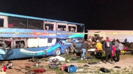 El camión accidentado salió del estado de Puebla con destino a la ciudad de Monterrey, Nuevo León. ESPECIAL