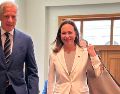 María Corina Machado en una reunión con el primer ministro noruego, Jonas Gahr Støre. EFE/Vocería Oficial de Venezuela