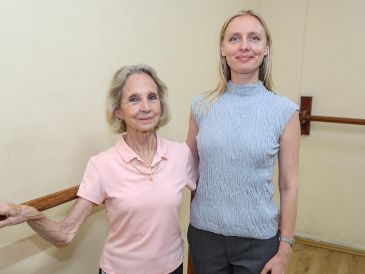 Doris Topete e Iryna Melnyk. Alistan una función de ballet en beneficio de Ucrania. EL INFORMADOR/A. Navarro