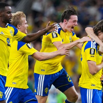 Suecia debutó con una contundente victoria de 5-1 sobre Túnez y se colocó entre los líderes del Grupo F. IMAGO7.