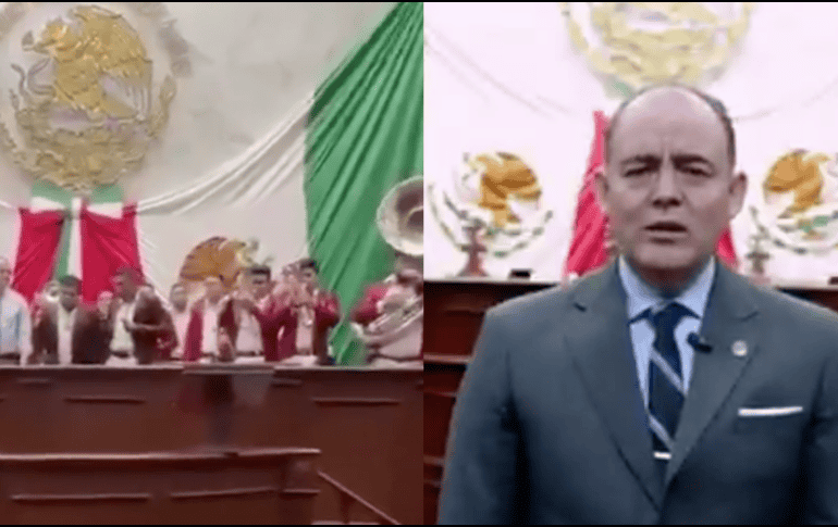 El pasado miércoles 10 de junio, el diputado del Partido del Trabajo (PT), Baltazar Gaona se vio envuelto en un escándalo. X/CANVA