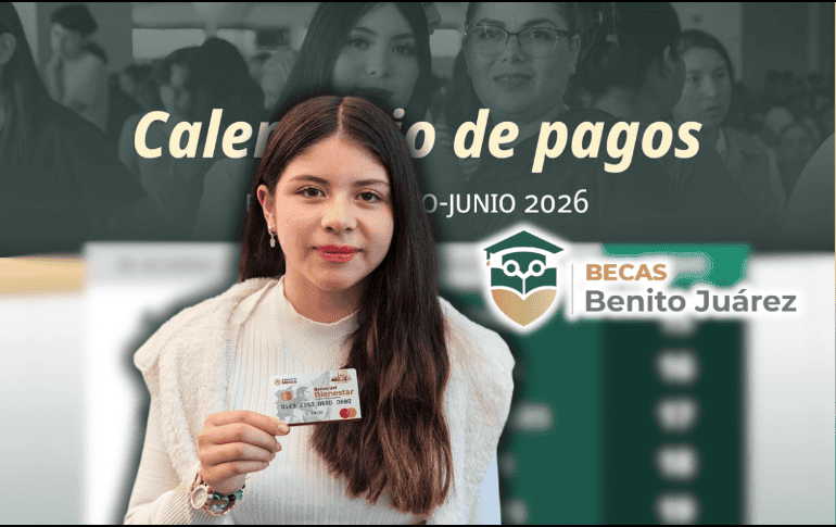 Conoce el Calendario de pagos de las Becas Benito Juárez de junio 2026. ESPECIAL/Banco del Bienestar