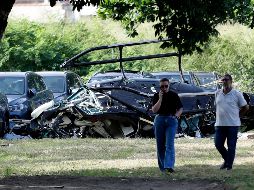 Un error humano podría haber provocado la colisión entre los dos helicópteros que dejó un saldo de seis muertos, entre ellos Oliver Tree y Gaspar Prim Díaz  AP/Bruna Prado