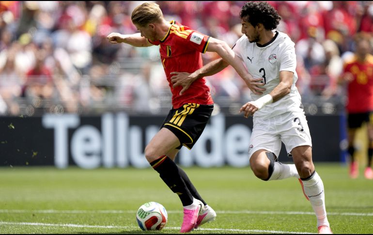 Bélgica y Egipto igualaron a un gol en duelo del Grupo G del Mundial 2026. EFE / S. Brashear