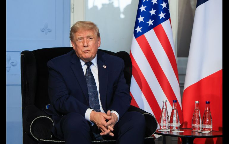 Donald Trump recurrió a su red social para hacer una aclaración importante sobre Irán. EFE/L. Marin