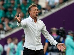 Hervé Renard en el partido de Qatar 2022 donde Arabia Saudita venció a Argentina . AP/N. Pisarenko