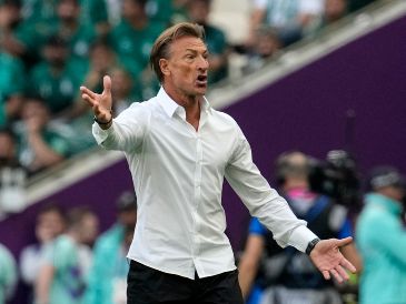 Hervé Renard en el partido de Qatar 2022 donde Arabia Saudita venció a Argentina . AP/N. Pisarenko
