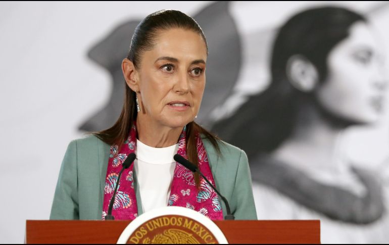 Sheinbaum señaló que la solicitud recibida por el Gobierno mexicano corresponde a una petición de “detención urgente con fines de extradición” y no a un juicio formal de extradición. EFE/M. Guzmán