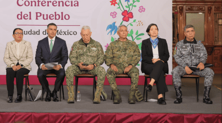 La Presidenta extendió una felicitación para los miembros del Gabinete por los resultados en seguridad, entre ellos a Omar García Harfuch y a Rosa Icela Rodríguez. X / @OHarfuch