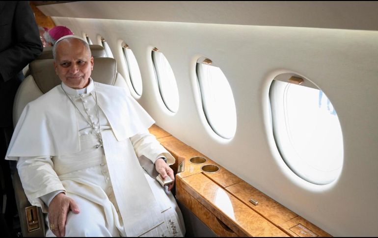 En el primer año de su pontificado, León XIV ha viajado además a Turquía y Líbano, a cuatro países africanos y al Principado de Mónaco. EFE/EPA/Vaticano