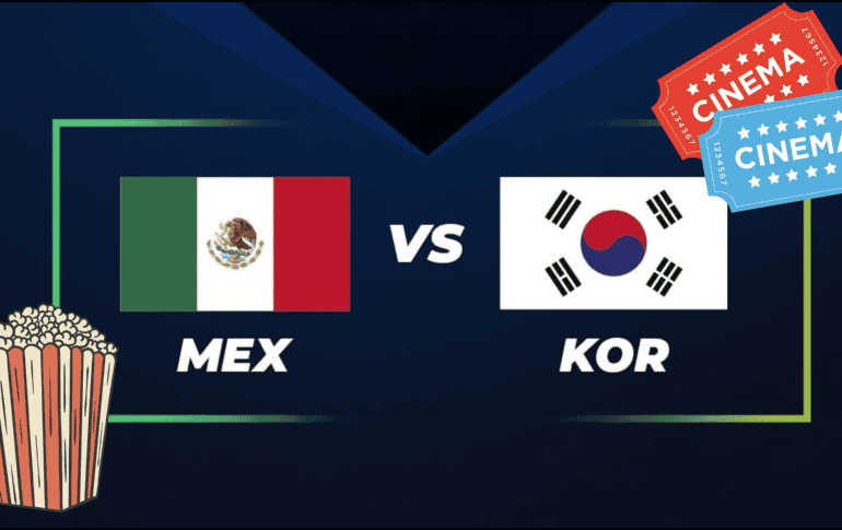 Cinépolis habilitó la venta de boletos para la transmisión del partido de la Selección Mexicana vs la Selección de Corea del Sur. X/CINÉPOLIS/CANVA