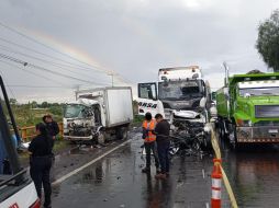 Esta tarde la carretera a Chapala dejó saldo de cuatro personas lesionadas. SUN / ARCHIVO