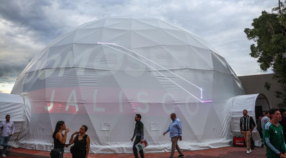 Domósfera Jalisco es la nueva atracción que se encuentra en el Auditorio Benito Juárez.EL INFORMADOR / J. ACOSTA