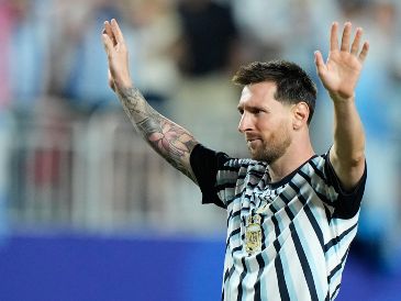 Messi anotó su gol 16 en Copas del Mundo e igualó la marca de Miroslav Klose. AP/C. Riedel