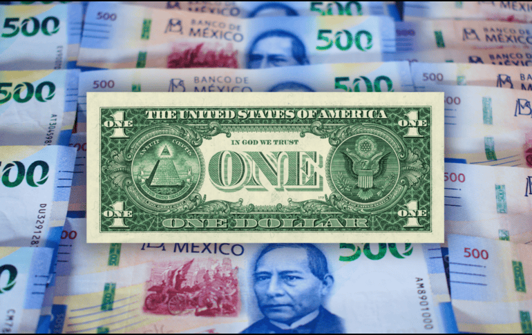 En las ventanillas de los principales bancos comerciales, la divisa norteamericana se ofrece a la venta en un rango cercano a los 17.60 pesos. La compra se ubica alrededor de los 16.61 pesos. ESPECIAL / CANVA