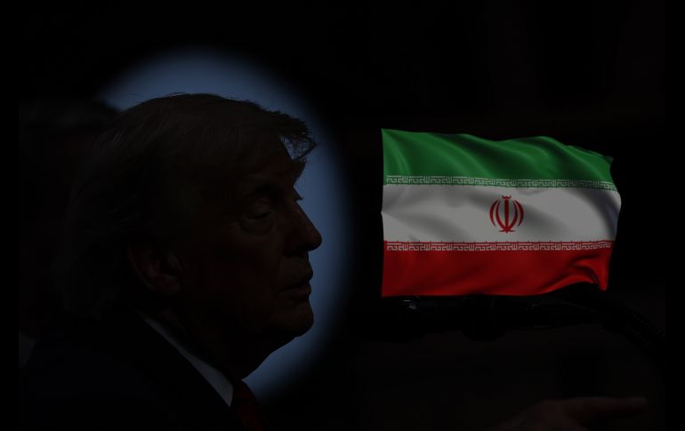 Donald J. Trump durante una conferencia en el G7; el tema central fue el acuerdo con Irán. EFE / EPA / YOAN VALAT