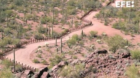 La reserva indígena comparte unos 1000 kilómetros de frontera con México. EFE / Nación Tohono O'odham