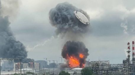 En la región de Moscú se han presentado lluvias de combustible a causa de los nubarrones creados por los incendios. EFE/Telegram de Sotavision