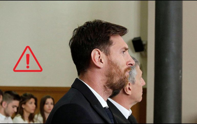 Lionel y Jorge Messi en una audiencia en Barcelona.NTX / ARCHIVO