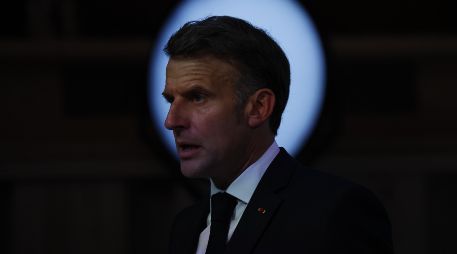 Macron aseguró que puede desplegar recursos en 24 horas para ayudar a liberar el estrecho de Ormuz. EFE/Y. Valat