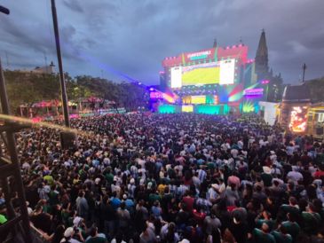 Hasta el momento no se han registrado "portazos" ni incidentes de consideración en el FIFA Fan Fest del Centro tapatío. EL INFORMADOR/O. González