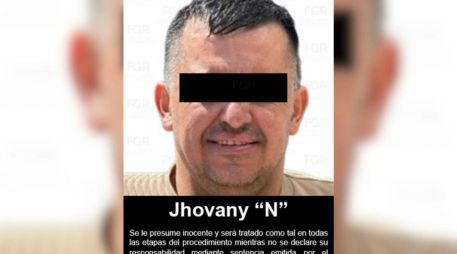 El sospechoso está acusado del delito de delincuencia organizada con la finalidad de cometer secuestro. ESPECIAL/FGR