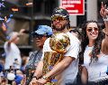 Jalen Brunson. El Jugador Más Valioso de las Finales recibió ovaciones por parte de la multitud. EFE/K. Betancur