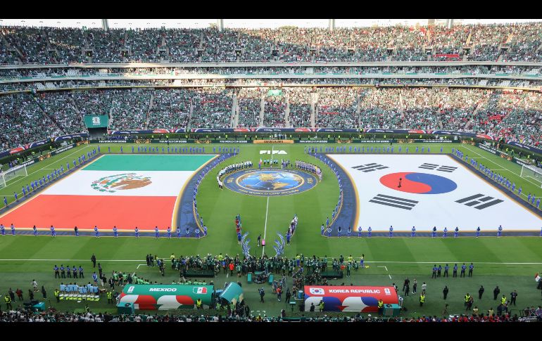 Este triunfo no solo alimenta la ilusión de hacer historia, sino que posiciona al Tricolor ante el reto inédito de cerrar invicto la fase inicial. EFE / YONHAP SOUTH KOREA OUT