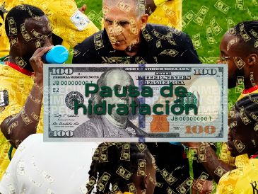 El técnico de Ghana, Carlos Queiroz, habla con sus jugadores durante la pausa de hidratación del partido por el Grupo L del Mundial entre Ghana y Panamá. AP / ARCHIVO