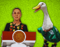 "Lo que está pasando en México es un mensaje al mundo, vengan a vivir México", agrega Claudia Sheinbaum. SUN / F. Rojas / ESPECIAL
